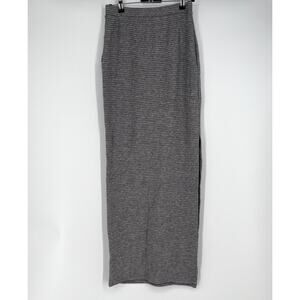 Lavender Brown Grey Maxi Bodycon Skirt With Slit Size M